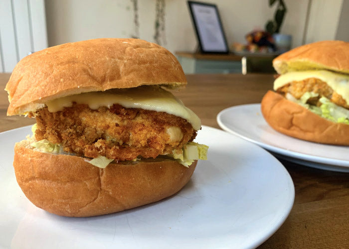 Low carb chicken burger
