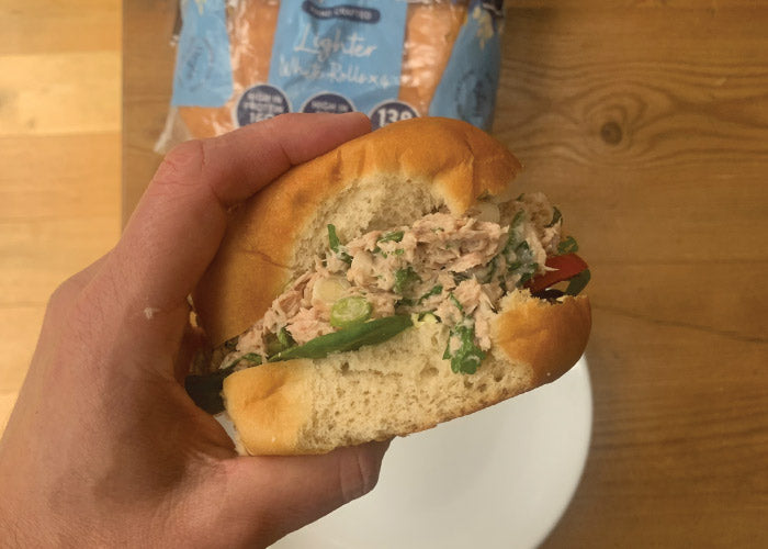 Low carb roll with Tuna Mayonnaise