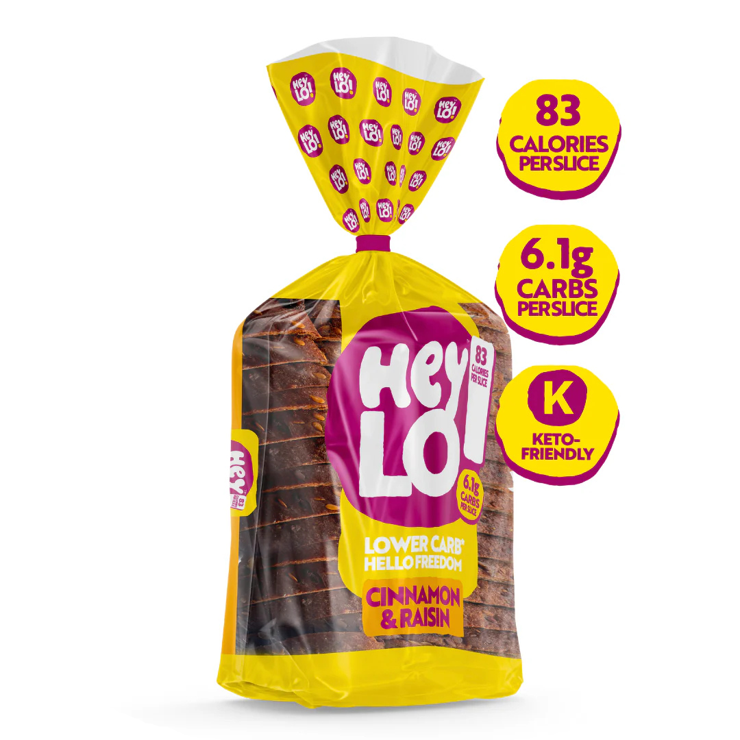 Low-Carb Cinnamon & Raisin Bread | 450g Loaf