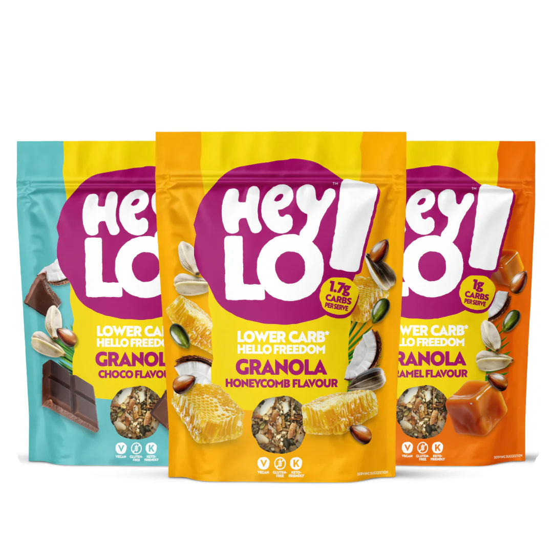 Keto Granola Variety Pack | 3 x 360g pouches