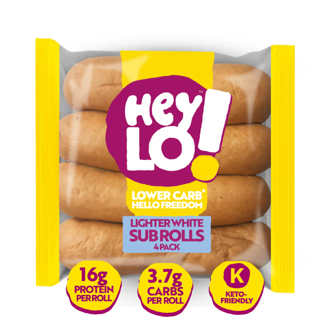 Low-Carb Lighter White Sub Rolls | 4 x 60g