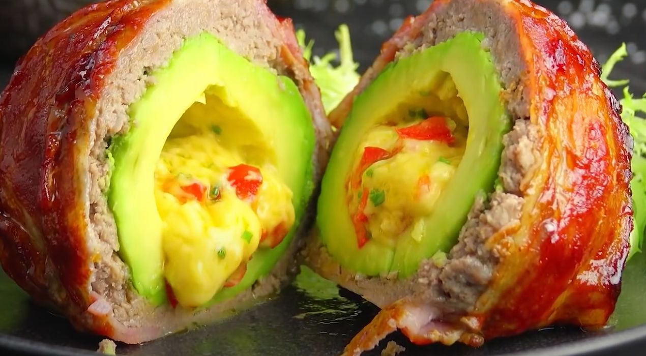 Air Fryer Crisped Bacon Avocado Bombs Recipe