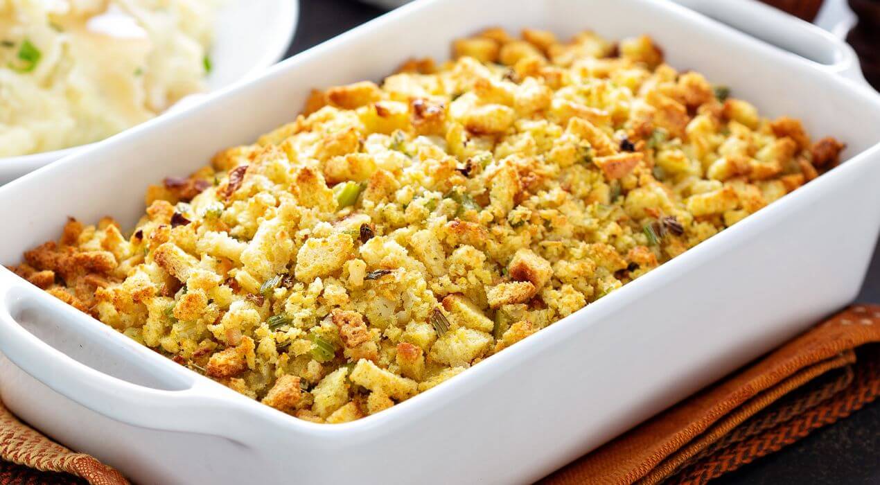 Herby Low-Carb Bread Stuffing Recipe