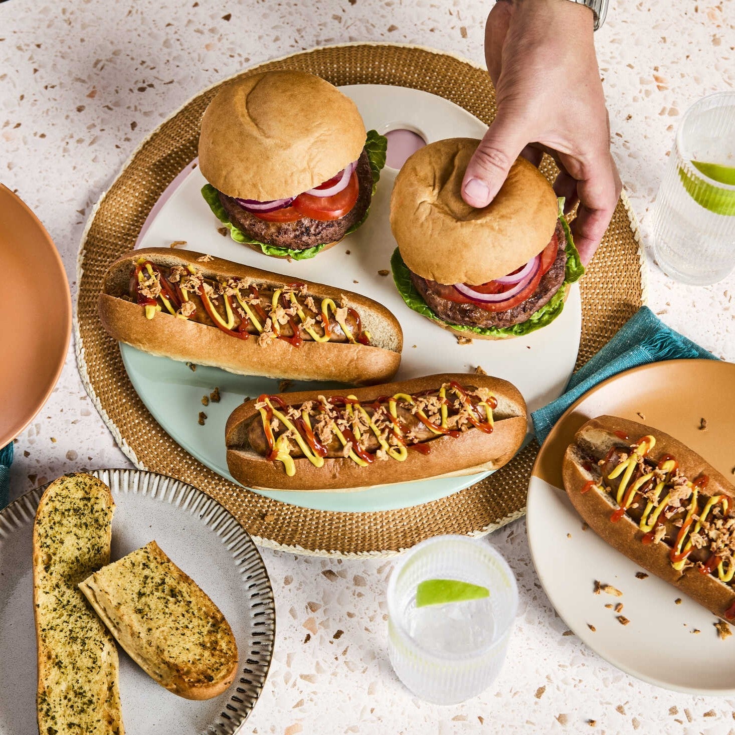 high fibre read and bagels