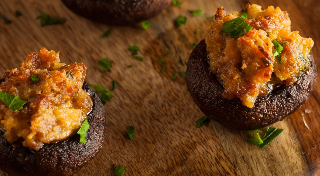 Pumpkin and Sausage Stuffed Mushroom Recipe