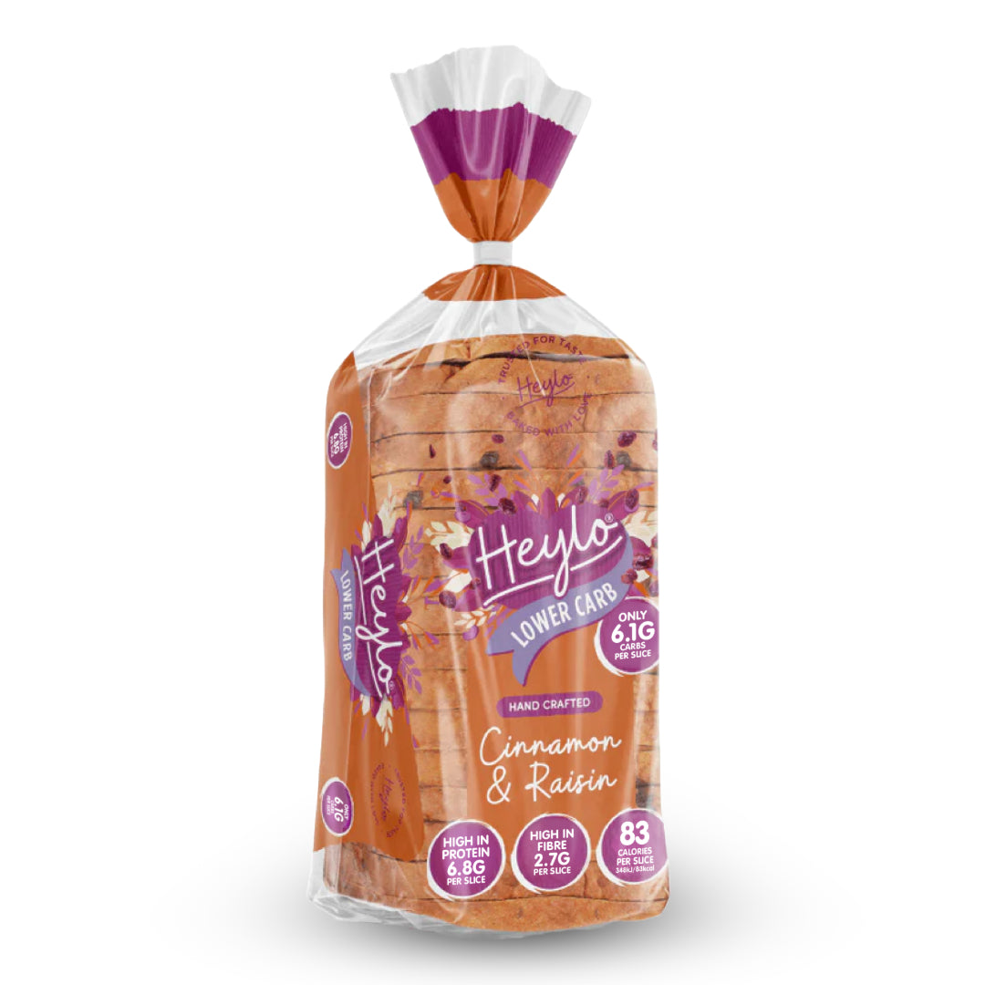 Low-Carb Cinnamon & Raisin Bread | 450g Loaf