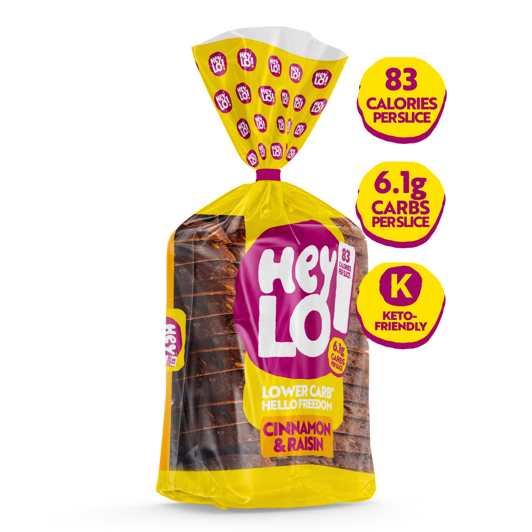 Low-Carb Cinnamon & Raisin Bread | 450g Loaf