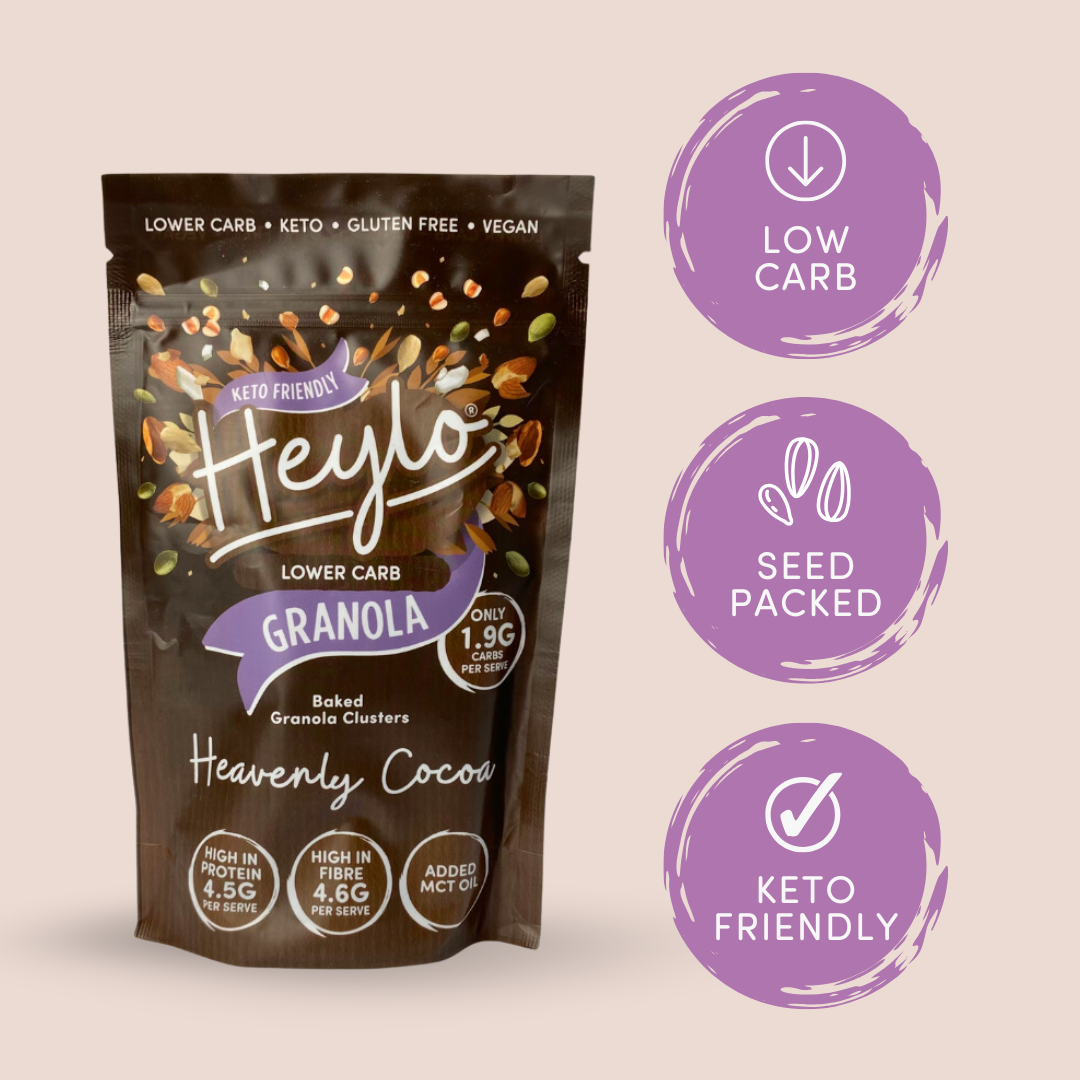 Keto Chocolate Granola | 360g Pouch | Heavenly Cocoa