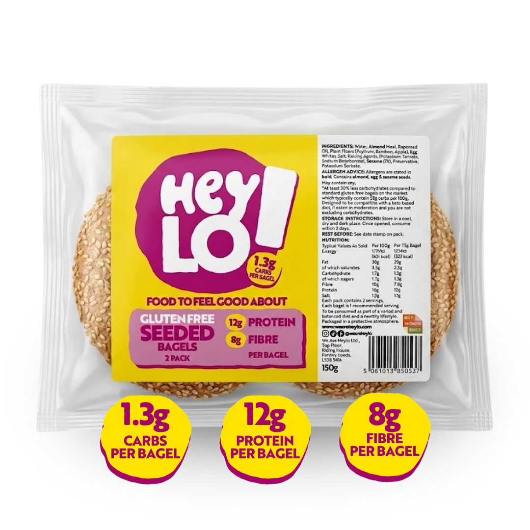 Gluten Free Seeded Bagels | 2 x 75g