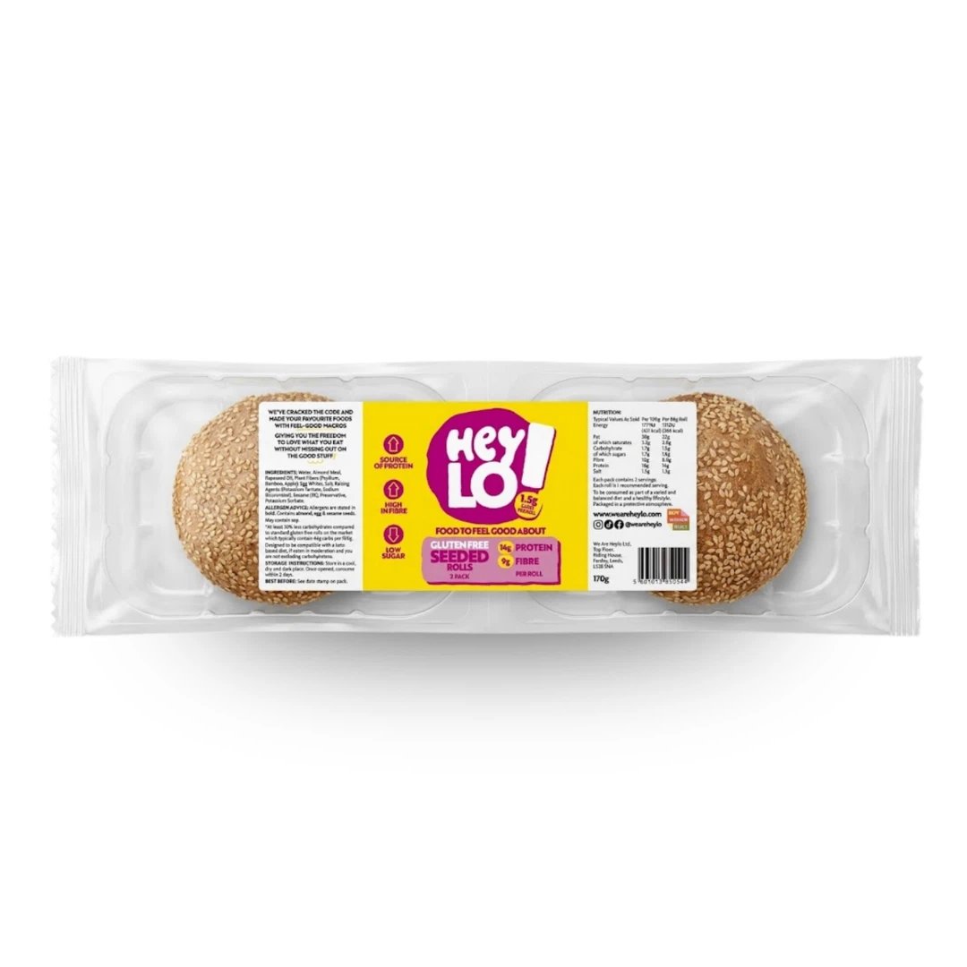 Gluten Free Seeded Rolls | 2 x 85g