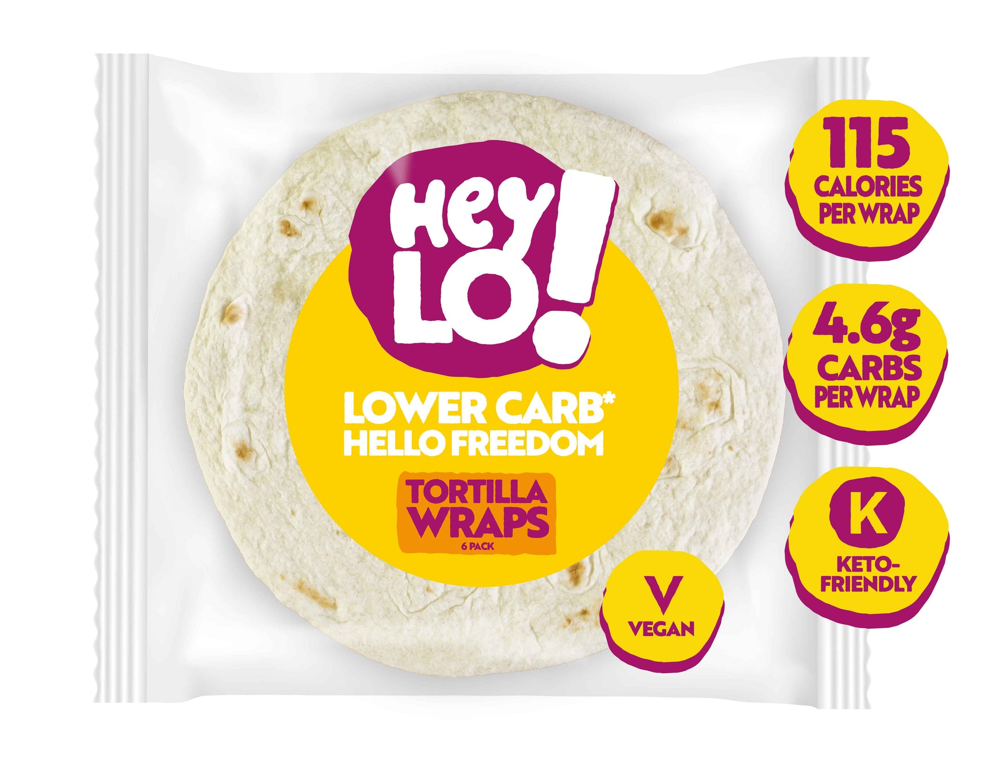 Low-Carb Wraps | Pack of 6 x 40g