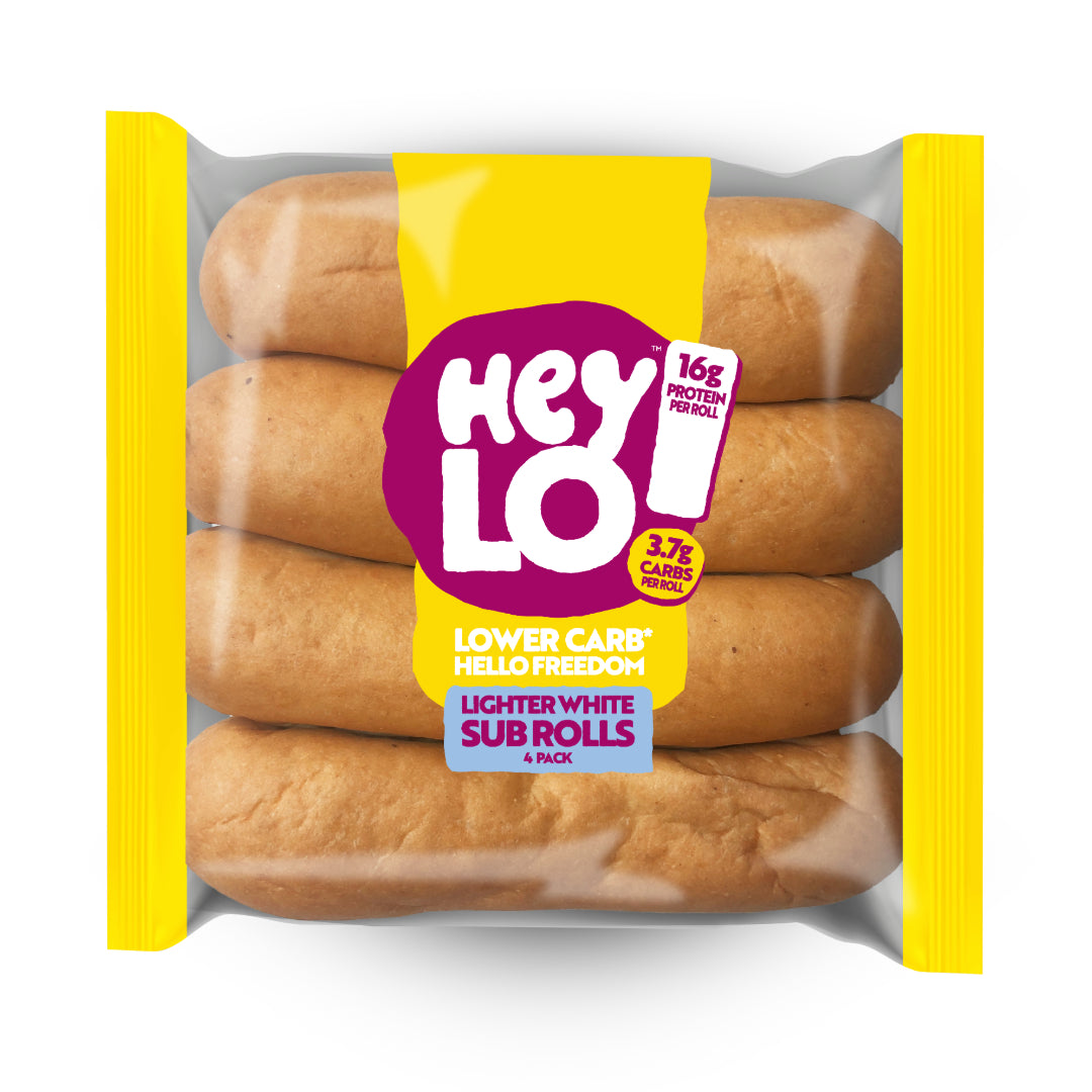 Low-Carb Lighter White Sub Rolls | 4 x 60g