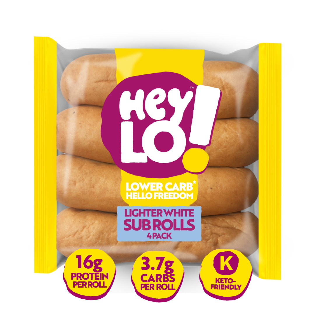 Low-Carb Lighter White Sub Rolls | 4 x 60g