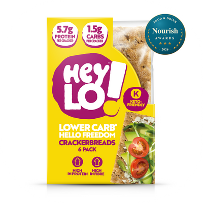 Low-Carb High-Protein Crackerbreads | Pack of 6 x 14g