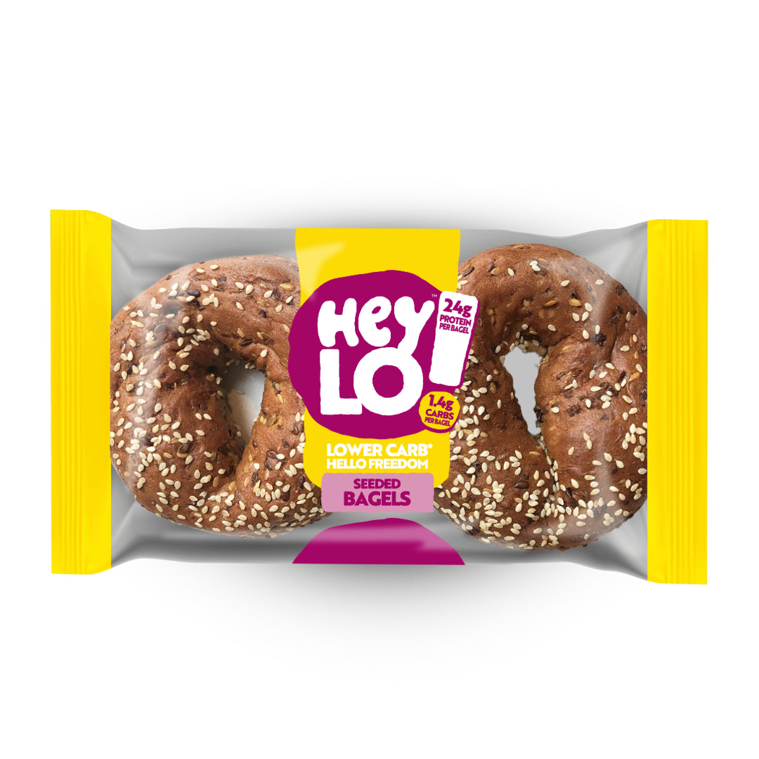 Seeded Low-Carb Bagels | 2 x 75g