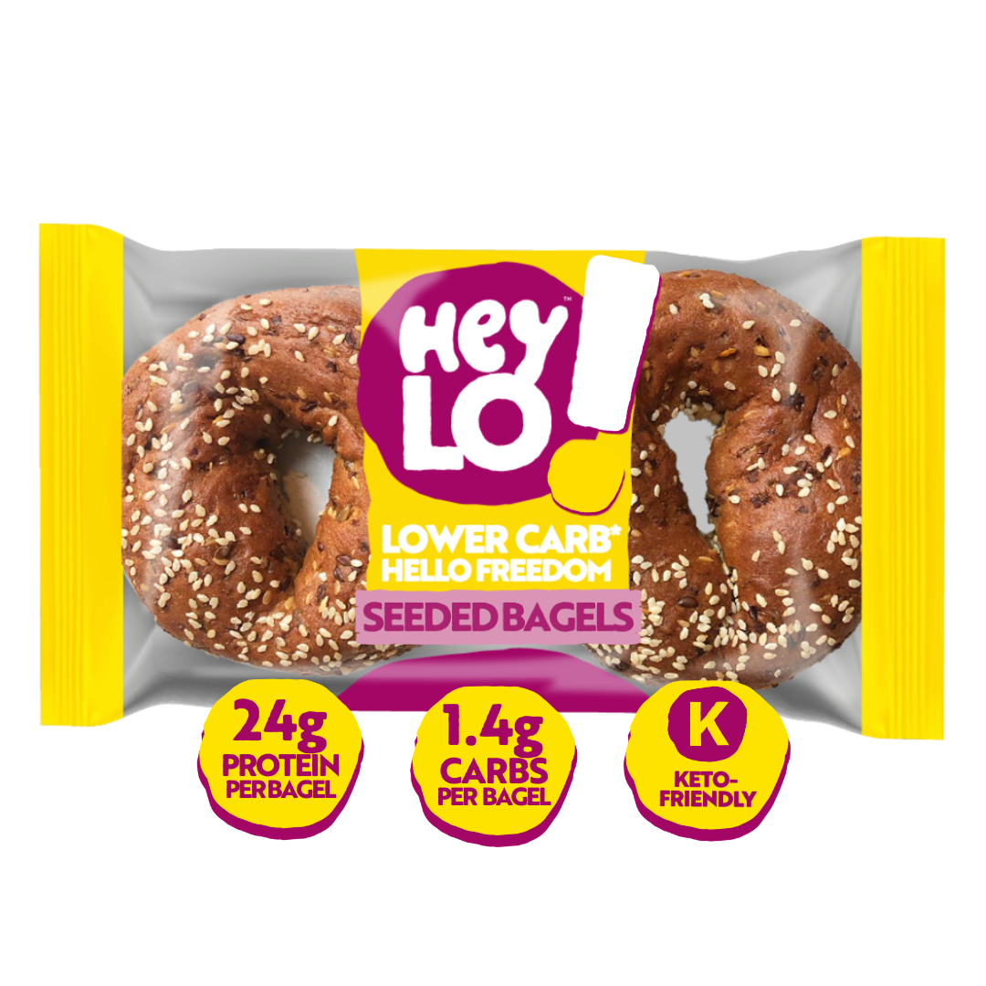 Seeded Low-Carb Bagels | 2 x 75g