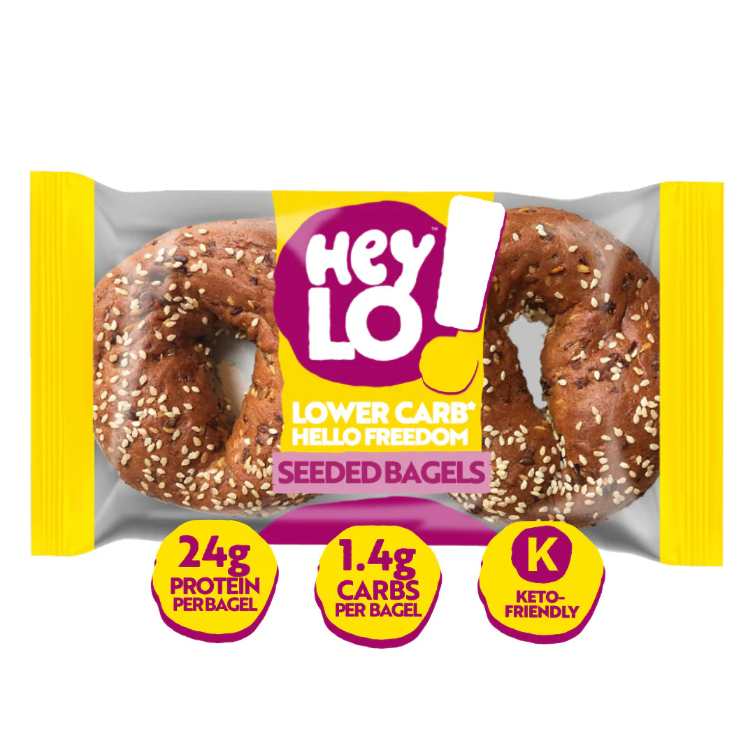 Seeded Low-Carb Bagels | 2 x 75g