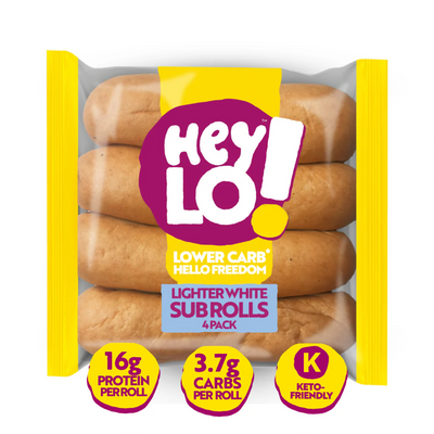 Low-Carb Lighter White Sub Rolls | 4 x 60g