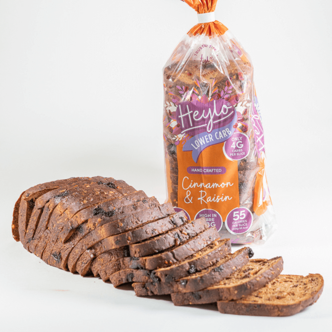 LowCarb Cinnamon & Raisin Bread 450g Loaf Heylo
