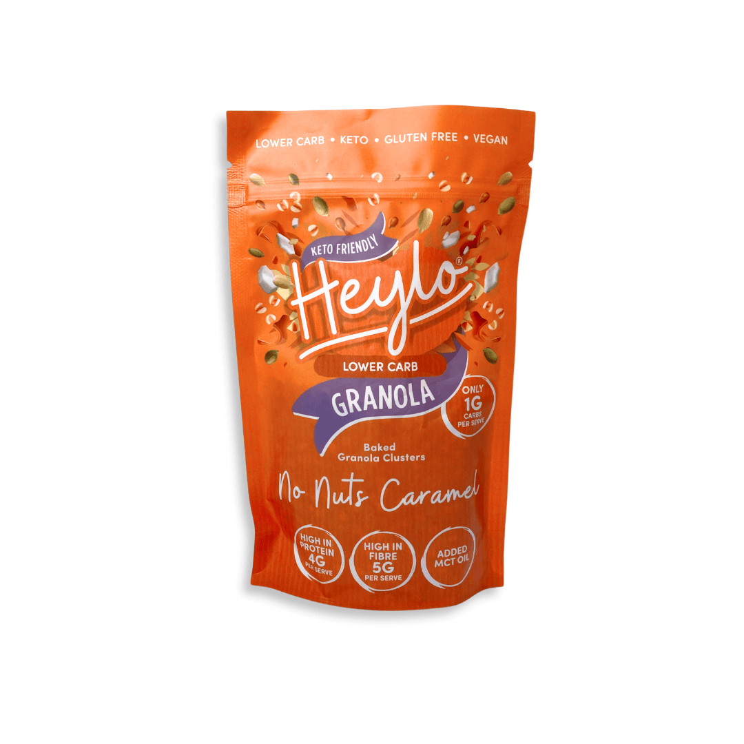 Caramel Keto Granola | 180g Pouch | No Nuts Caramel