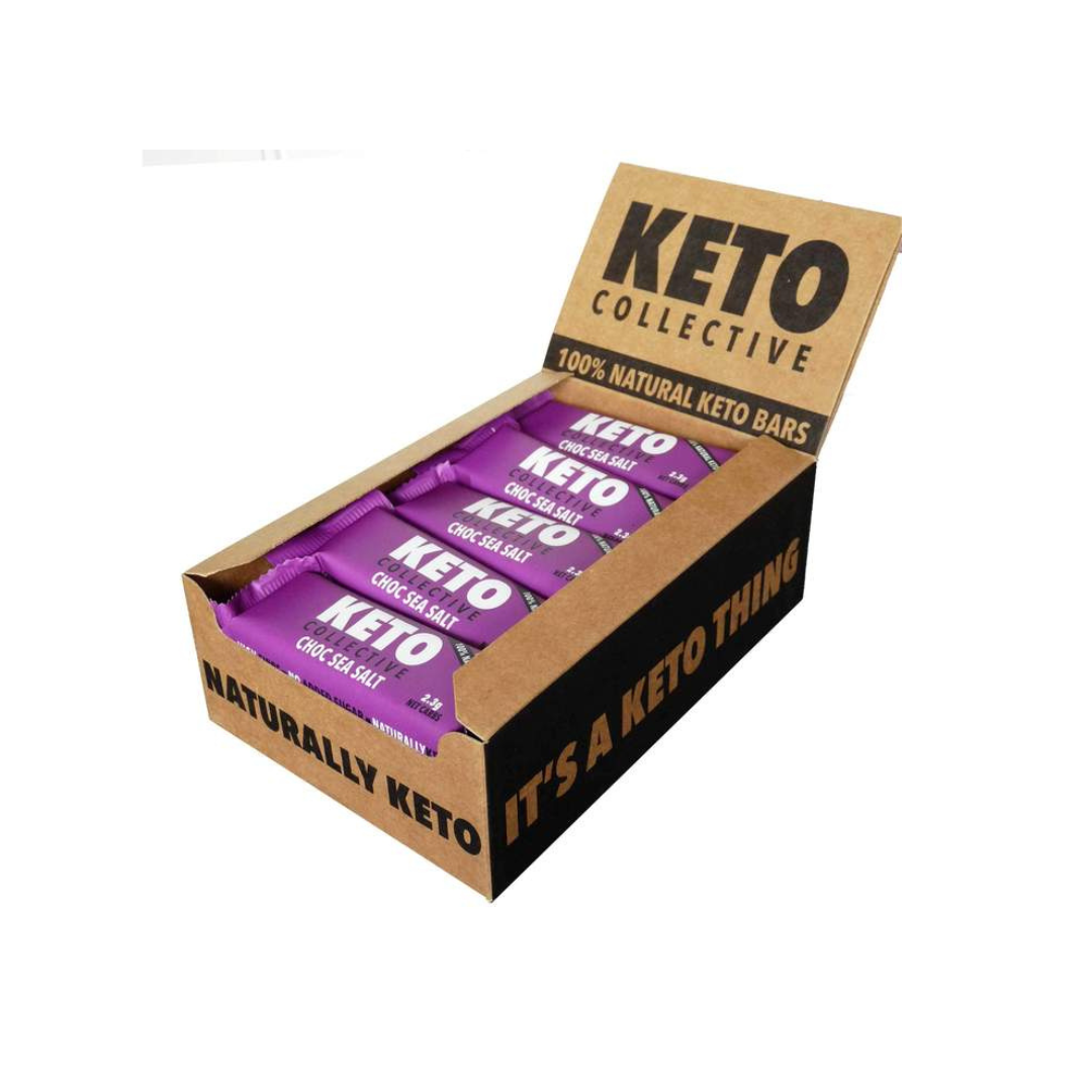 Keto Bar - Choc Sea Salt (box of 15)